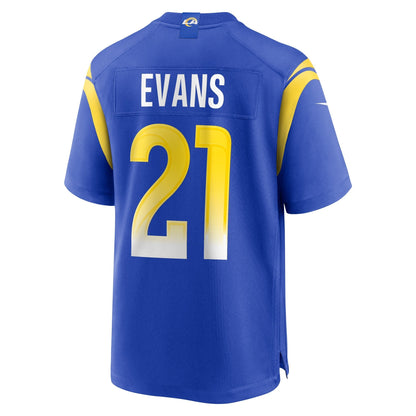 Zach Evans Los Angeles Rams Nike Home Game Jersey - Royal