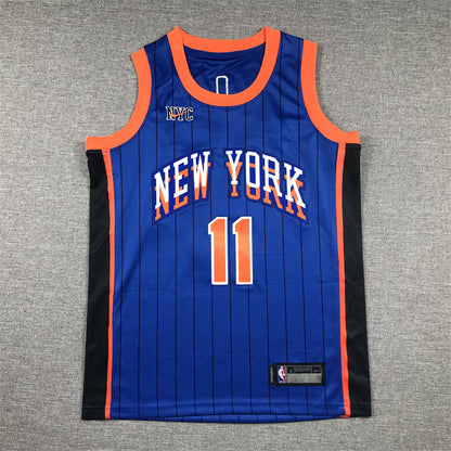 Youth Jalen Brunson New York Knicks #11 City Edition Embroidered Jersey