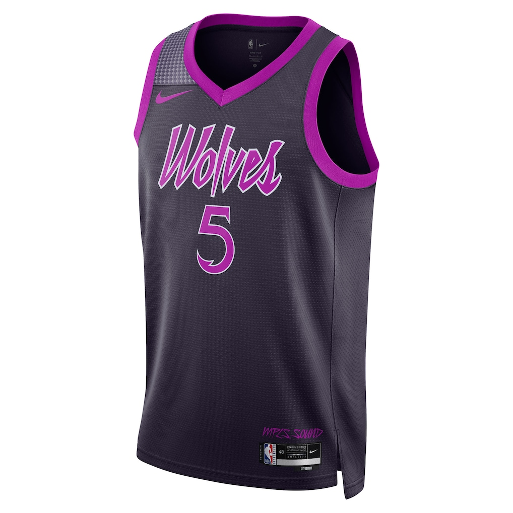 Minnesota Timberwolves Anthony Edwards Nike Purple 2025/26 Swingman Jersey - City Edition