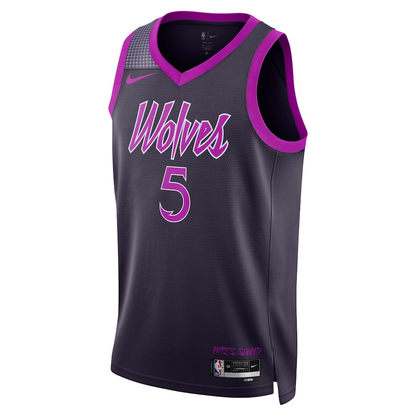 Minnesota Timberwolves Anthony Edwards Nike Purple 2025/26 Swingman Jersey - City Edition