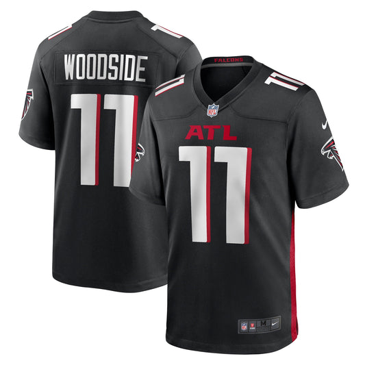 Logan Woodside Atlanta Falcons Nike Team Game Jersey -  Black