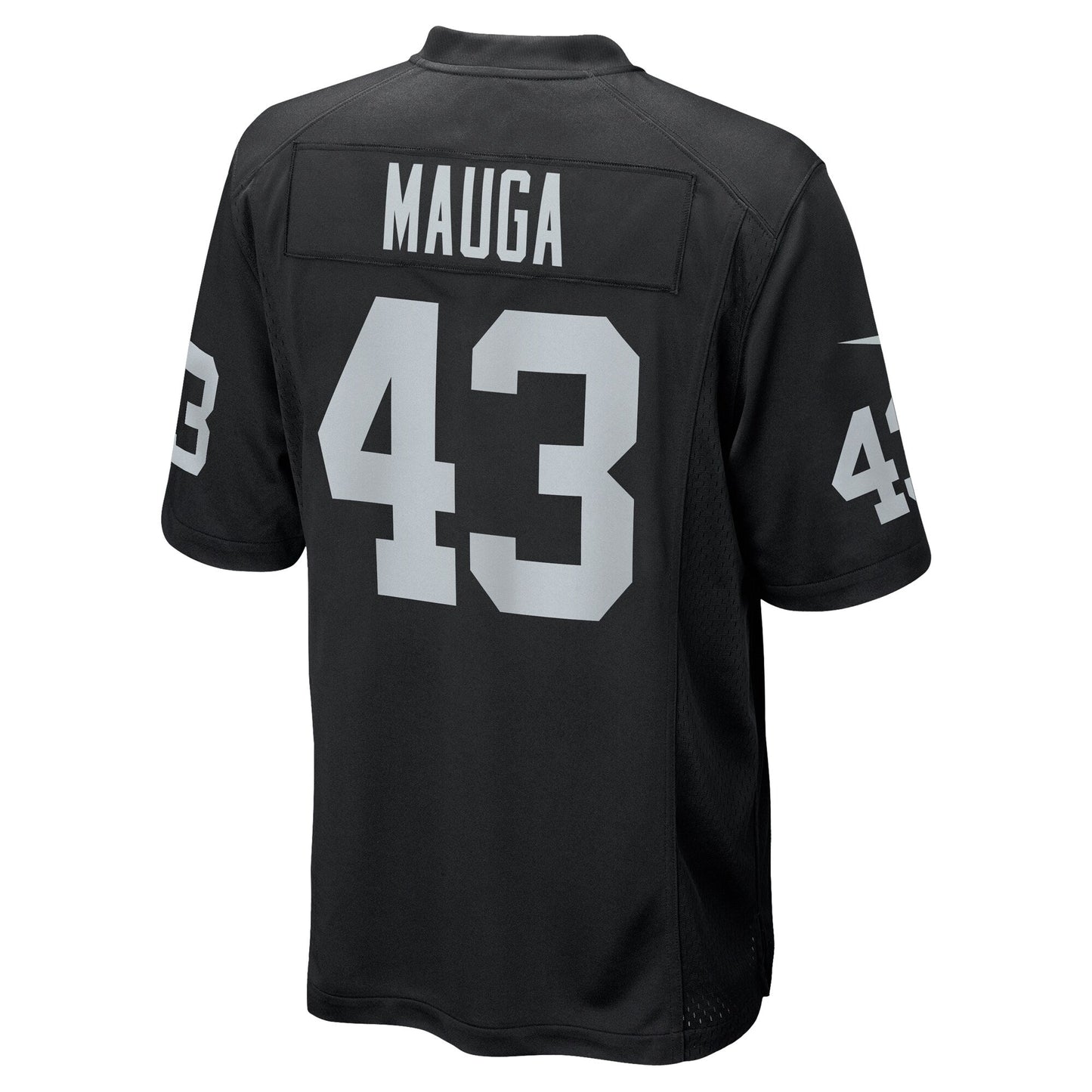 Kanai Mauga Las Vegas Raiders Nike Team Game Jersey -  Black