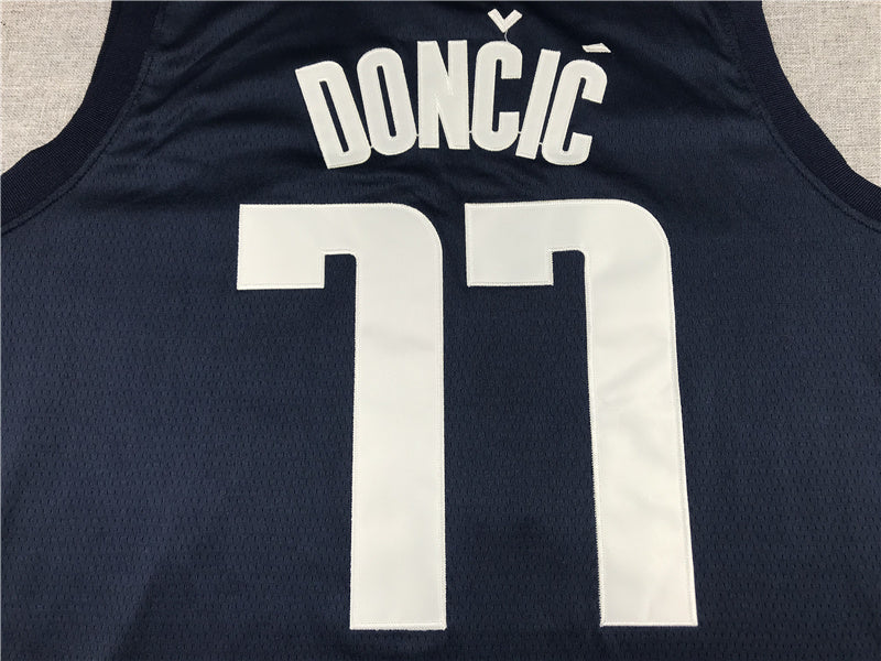 Dallas Mavericks Luka Doncic #77 City Edition Swingman Jersey — Embroidered