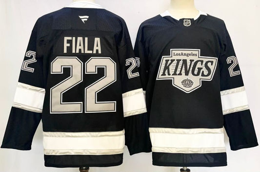Men's Los Angeles Kings Kevin Fiala #22  Black Player Jersey