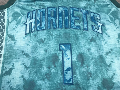 Charlotte Hornets LaMelo Ball #1 City Edition - Embroidered Jersey