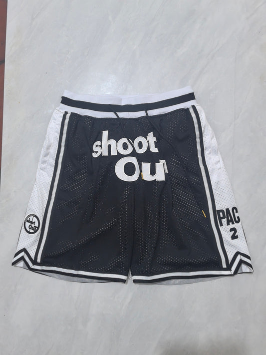 Movie Version Black Pocket Shorts