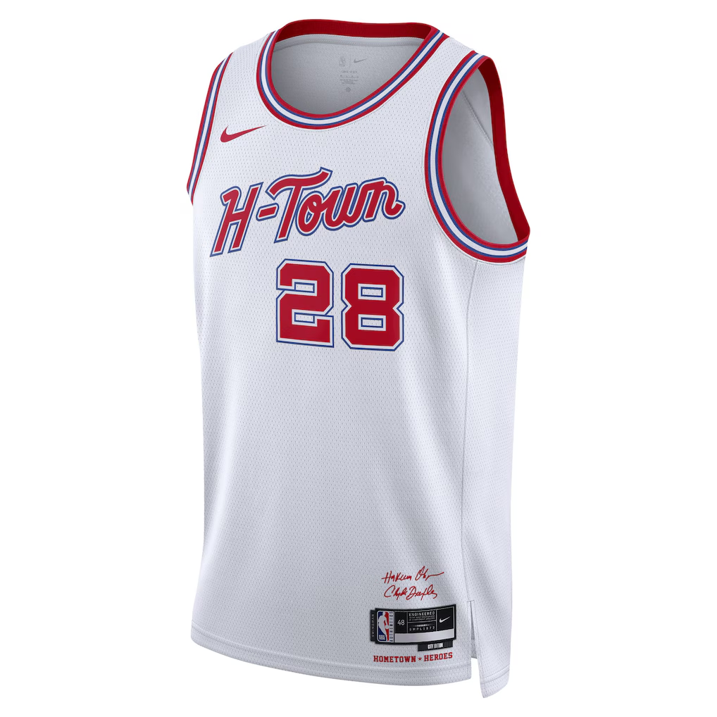 Houston Rockets Alperen Şengün Nike White 2025/26 Swingman Jersey - City Editio