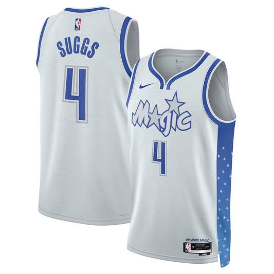 Orlando Magic Jalen Suggs Nike Silver 2025/26 Swingman Jersey - City Edition