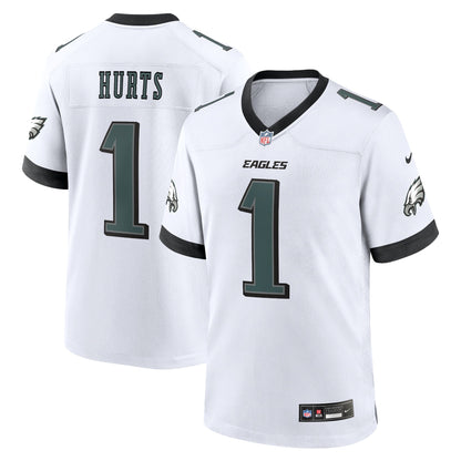 Jalen Hurts Philadelphia Eagles Nike White Game Jersey - White