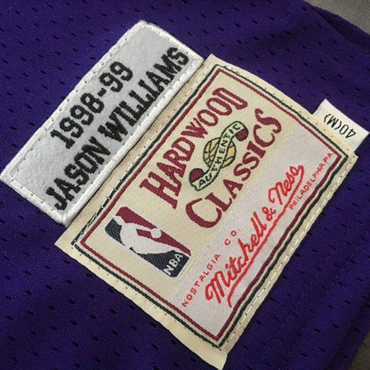 Jason Williams Sacramento Kings Throwback Jersey-Dense embroidery version