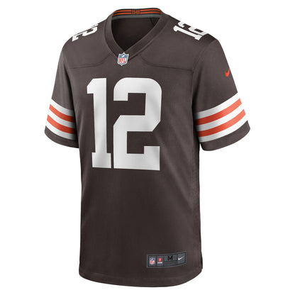 Michael Woods II Cleveland Browns Nike Game   Jersey - Brown