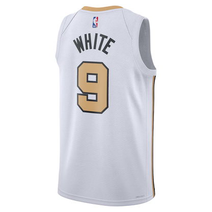 Boston Celtics Derrick White Nike White 2025/26 Swingman Jersey - City Edition