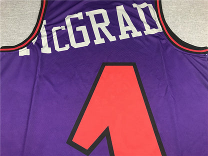 Toronto Raptors #1 MCGRADY Purple Jersey MN