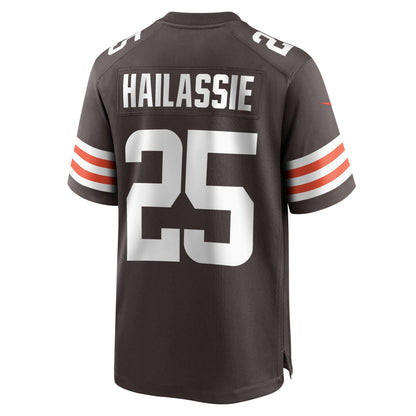 Kahlef Hailassie Cleveland Browns Nike Team Game Jersey -  Brown