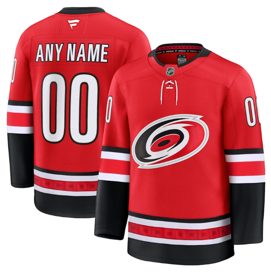 Custom Carolina Hurricanes Red Jersey