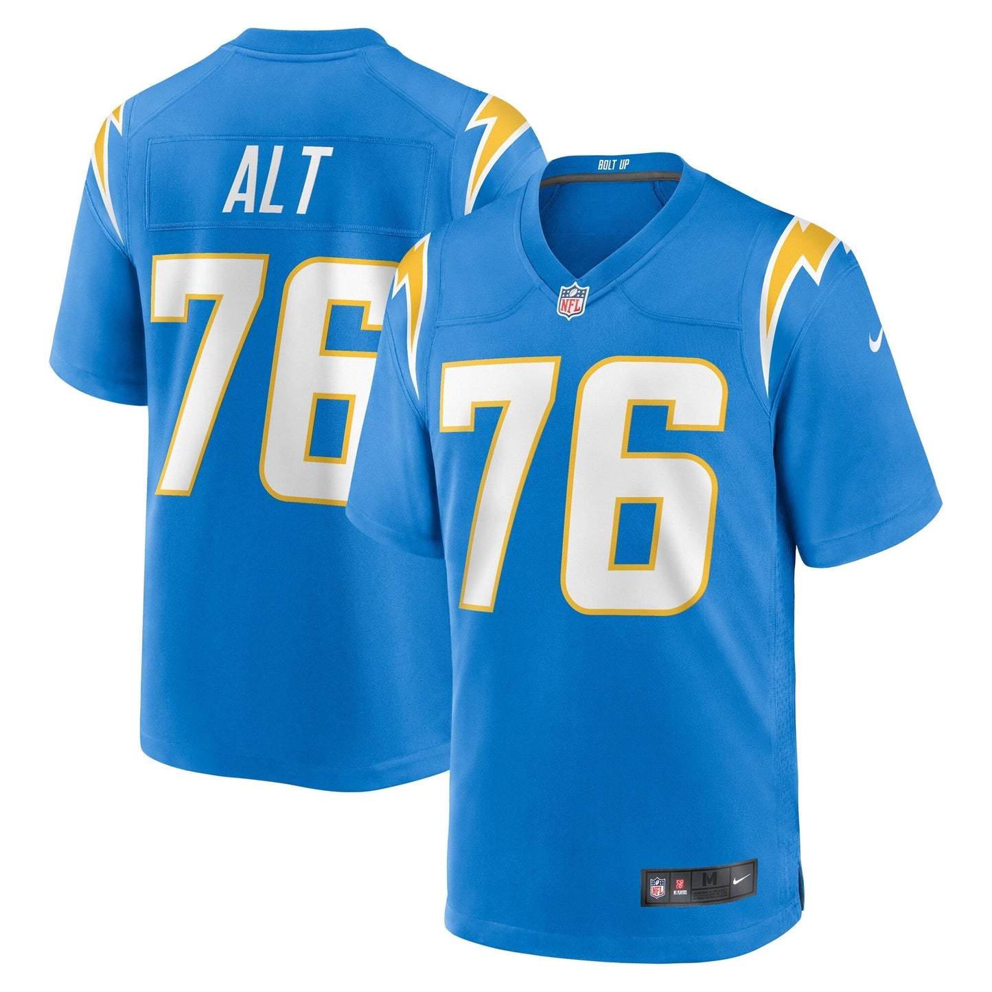 Joe Alt Los Angeles Chargers Nike 2024 NFL Draft First Round Pick   Game Jersey - Powder Blue