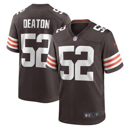 Dawson Deaton Cleveland Browns Nike Game   Jersey - Brown