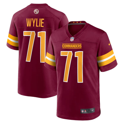 Andrew Wylie Washington Commanders Nike Game   Jersey - Burgundy