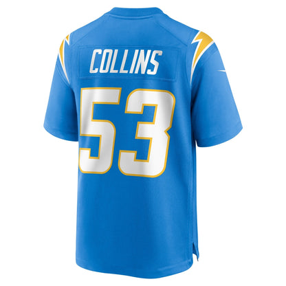Chris Collins Los Angeles Chargers Nike Team Game Jersey -  Powder Blue