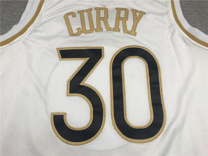Golden State Warriors Stephen Curry #30 "Platinum" City Edition Swingman Jersey - Embroidered