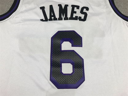 LeBron James #23 Los Angeles Lakers 2022 City Edition Swingman Jersey — Embroidered