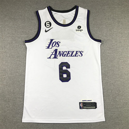 LeBron James #23 Los Angeles Lakers 2022 City Edition Swingman Jersey — Embroidered
