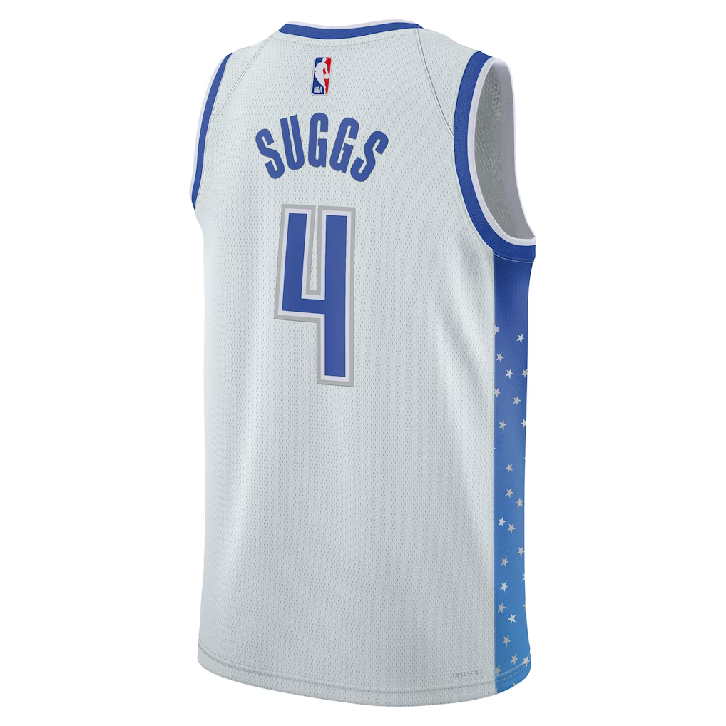 Orlando Magic Jalen Suggs Nike Silver 2025/26 Swingman Jersey - City Edition