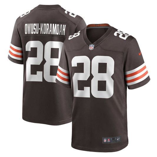 Jeremiah Owusu-Koramoah Cleveland Browns Nike Game   Jersey - Brown