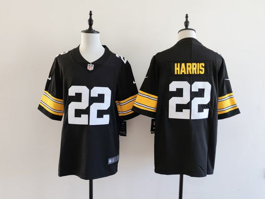 Men's Pittsburgh Steelers Najee Harris Nike Jersey -  Black-No team logo