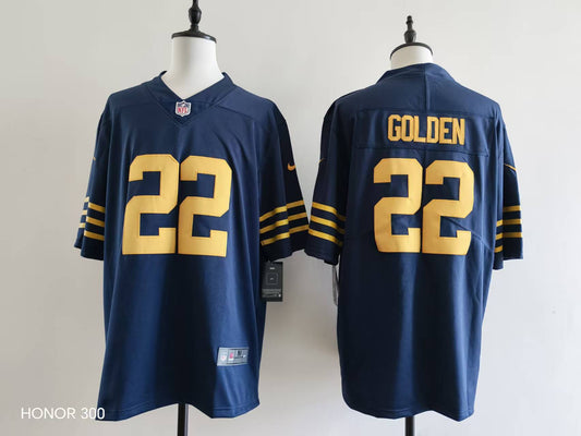 Men's Green Bay Packers Matthew Golden Nike Jersey #22