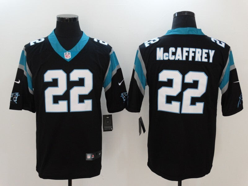 Men's Carolina Panthers Christian McCaffrey Jersey-Black