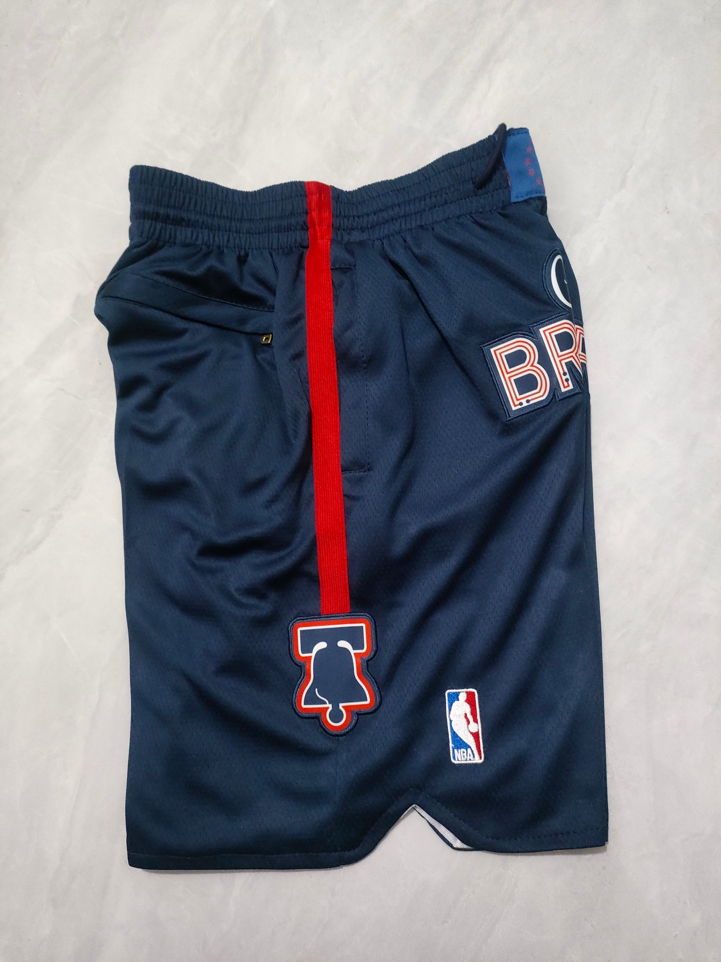 Philadelphia 76ers 2024 Dark Blue Pocket Shorts
