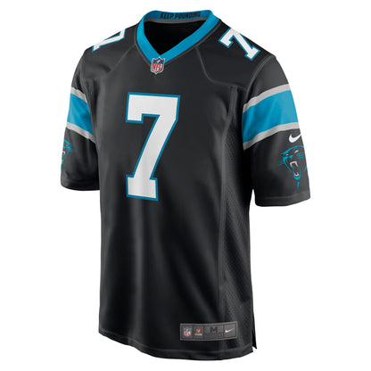 Steve Beuerlein Carolina Panthers Nike Retired   Jersey - Black