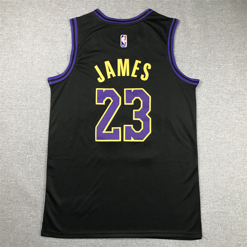 LeBron James #23 Los Angeles Lakers 2024 City Edition Swingman Jersey — Embroidered