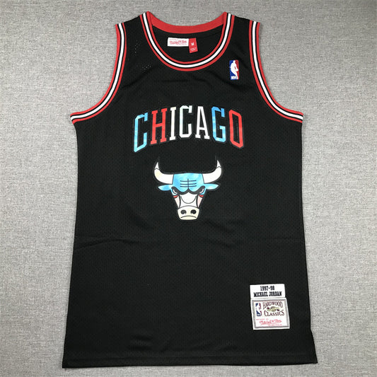 Chicago Bulls Michael Jordan #23 1997-98 Throwback - Embroidered Jersey
