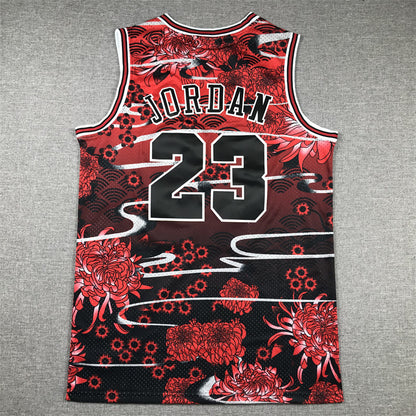 Chicago Bulls Michael Jordan #23 1997-98 Year of the Rabbit Throwback - Embroidered Jersey