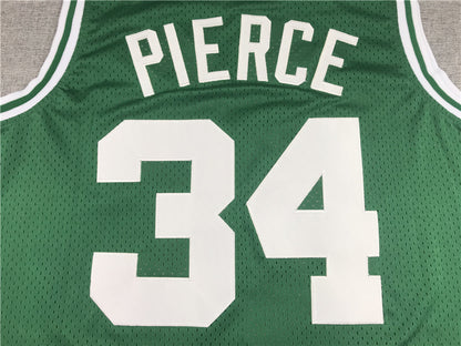 Boston Celtics Paul Pierce #34 2007-08 Throwback Jersey — Embroidered