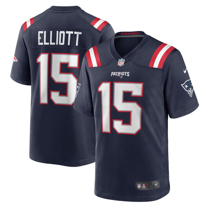 Ezekiel Elliott New England Patriots Nike Game   Jersey - Navy