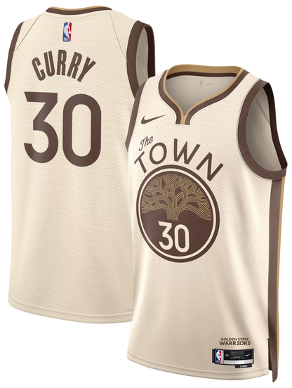 Nike Adult 2025-26 City Edition Golden State Warriors Stephen Curry #30 Swingman Jersey