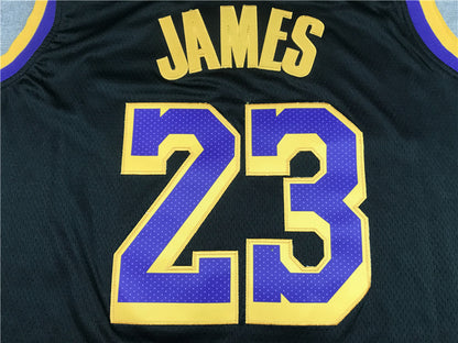 LeBron James #23 Los Angeles Lakers City Edition Swingman Jersey — Embroidered