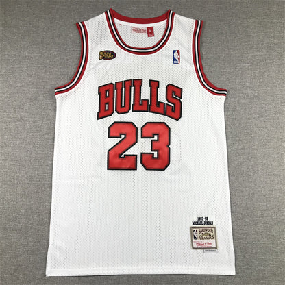 Chicago Bulls Michael Jordan #23 1997-98 Finals Edition Throwback - Embroidered Jersey