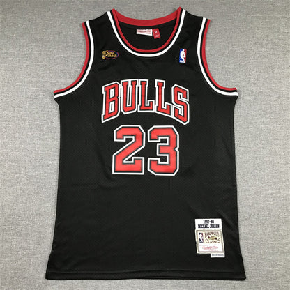 Chicago Bulls Michael Jordan #23 1997-98 Finals Edition Throwback - Embroidered Jersey