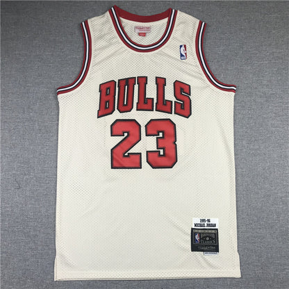 Chicago Bulls Michael Jordan #23 1995-96 Throwback - Embroidered Jersey
