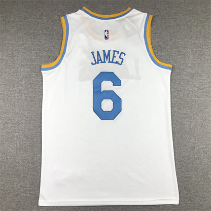 Lebron James  #6 Los Angeles Lakers 2023 City Edition Swingman Jersey - Embroidered