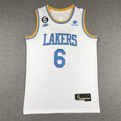 Lebron James  #6 Los Angeles Lakers 2023 City Edition Swingman Jersey - Embroidered