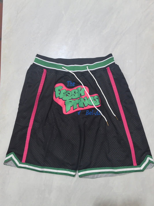 Movie Version Black Pocket Shorts
