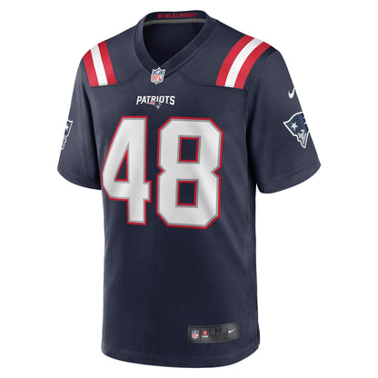 Jahlani Tavai New England Patriots Nike Game   Jersey - Navy