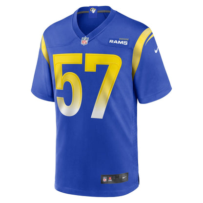Zachary Thomas Los Angeles Rams Nike Team Game Jersey -  Royal