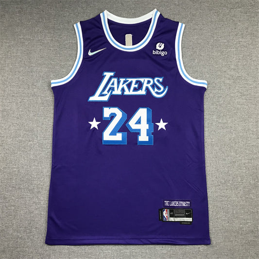 Kobe Bryant #24 Los Angeles Lakers 2022 City Edition Swingman Jersey — Embroidered