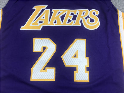 Kobe Bryant #24 Los Angeles Lakers 2006-07 Throwback Jersey — Embroidered
